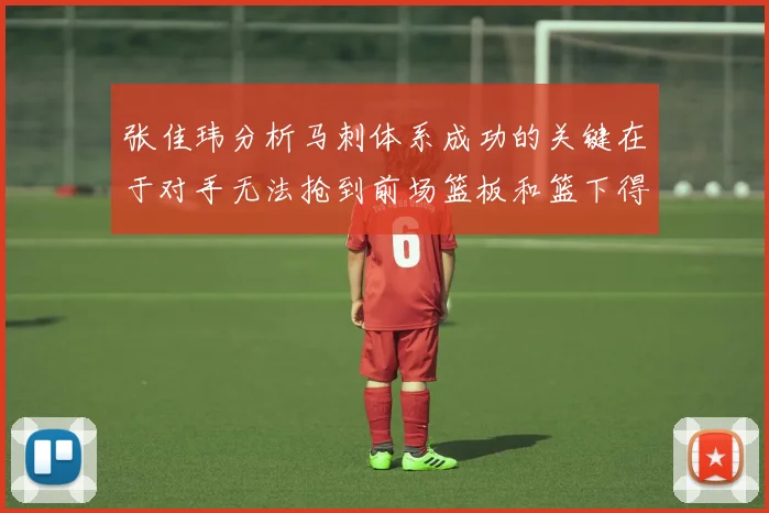张佳玮分析马刺体系成功的关键在于对手无法抢到前场篮板和篮下得分困难